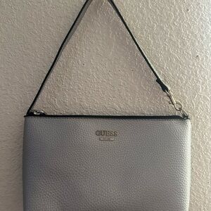 Guess Gray Shoulder Bag Chic and Versatile